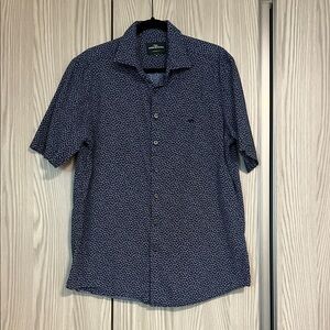 Rodd & Gunn Dark Blue Patterned Button-Down Shirt